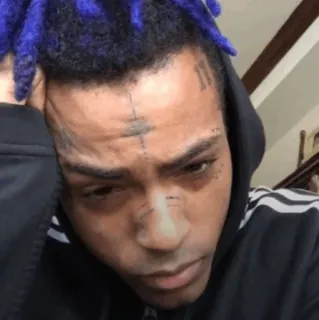 🖤 XXXTENTACION rapper, muziek, artiest, zanger, portret telegram sticker