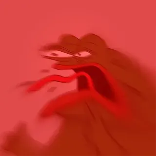 😡 Pepe the Frog пепе, лягушка, мем, злой whatsapp sticker