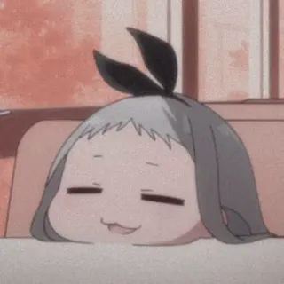 😌 애니메이션, 만화, 귀여운, 수면, 게으른, 느긋한, 편안한 telegram sticker