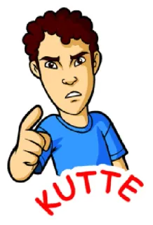 😤 KUTTE whatsapp sticker