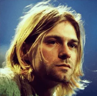 ⚡ Kurt Cobain Kurt Cobain, Musiker, Sänger, Nirvana, 90er, Rockmusik telegram sticker