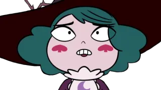 😥 Eclipsa Butterfly Star vs. the Forces of Evil cartoon, disappointed, anime, funny, face telegram sticker