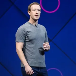 😐 Mark Zuckerberg Mark Zuckerberg, Facebook, Meta, Tech, PDG telegram sticker