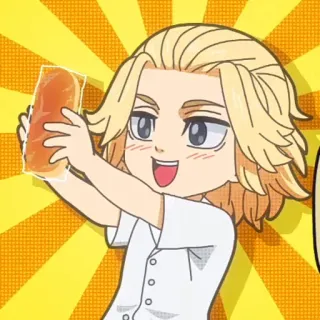 ⚜ Anime, Cartoon, Figur, Essen, Brot telegram sticker