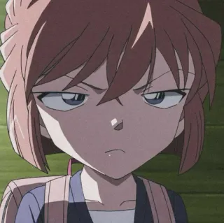 😒 Anime, Dziewczyna, Zła, Poirytowana, Postać, Kreskówka telegram sticker