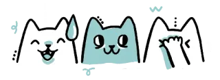 🤦‍♀️ mèo, biểu tượng cảm xúc, nhãn dán, động vật, hài hước, hoạt hình telegram sticker