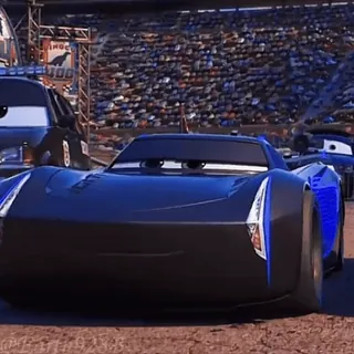 😎 Jackson Storm Cars 3 cars, racing, antagonist, animated, movie whatsapp sticker