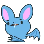 🤦‍♂️ ค้างคาว, น่ารัก, สัตว์, การ์ตูน telegram sticker
