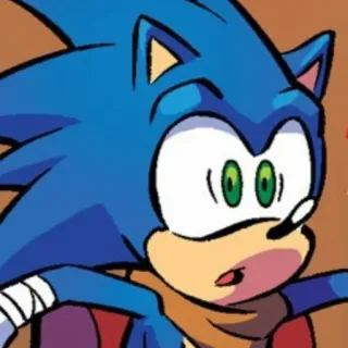 😳 Sonic the Hedgehog sonic, ёж, мультфильм, синий telegram sticker
