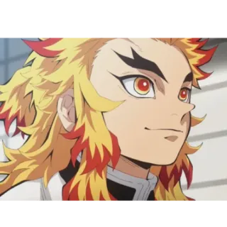😃 Rengoku Kyoujurou Demon Slayer Anime, Demon Slayer, Rengoku, Kyojuro, Chama, Hashira telegram sticker