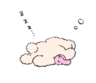 🦴 ZZZZZ dormir, fatigué, épuisé, zzz, crevé whatsapp sticker