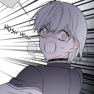 🗡 HOSH HOSH Аниме, Манга, Мультфильм, Выражение, Шок, Удивление whatsapp sticker
