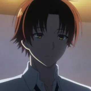 🎲 Ayanokoji Kiyotaka Classroom of the Elite Anime, Sala de aula, Elite, Personagem, Escola whatsapp sticker