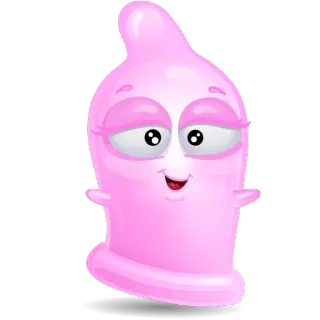 😊 preservativo, protezione, sesso sicuro, contraccettivo, cartone animato, adesivo telegram sticker