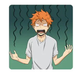 😨 アニメ, キャラクター, 怖い, 心配, ショック, 漫画 telegram sticker