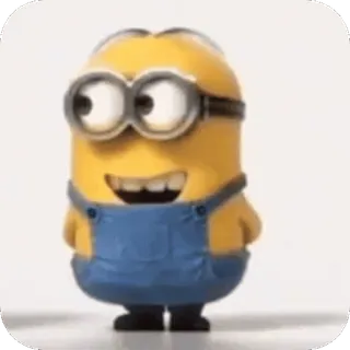 ๐ Minion Despicable Me minion, despicable me, cute, yellow, smiling, animation, character telegram sticker