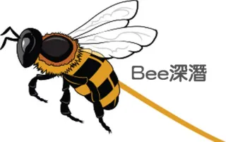 🐝 Bee深潛 abeja, insecto, animal, volador, amarillo, negro, abeja melífera telegram sticker