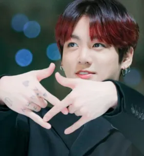 🤟 Jungkook Чонгук, BTS, K-pop, Певец, Музыкант, Айдол whatsapp sticker