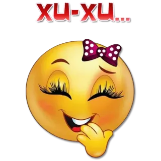 🤭 xu-xu... 表情符号, 微笑, 快乐, 可爱 telegram sticker