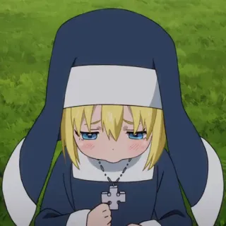 🧯 Iris Fire Force anime, nun, Fire Force, character, Iris telegram sticker