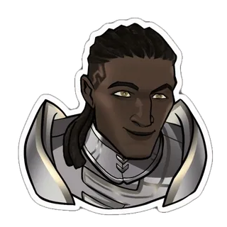 โบ๏ธ personaggio, adesivo, armatura, fantasy telegram sticker