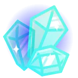 💎 gemme, cristal, minéral, étincelle, brillance, lumineux whatsapp sticker