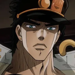🧬 Jotaro Kujo JoJo's Bizarre Adventure Anime, Manga, Jotaro Kujo, JoJo's Bizarre Adventure, Personaje, Retrato, Personaje de anime whatsapp sticker