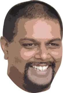 😝 man, portrait, head, face, male telegram sticker
