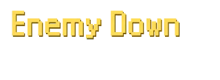 💀 Enemy Down gioco, pixel art telegram sticker