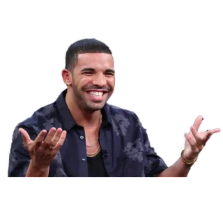 😅 Drake ラッパー, アーティスト, 歌手, 有名人, 人 telegram sticker