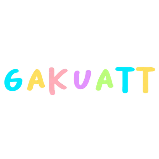 💬 GAKUATT testo, colorato, lettere, GAKUATT whatsapp sticker