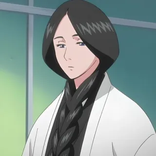 🪐 Unohana Retsu Bleach anime, character, Unohana, Bleach, female, long hair, healer telegram sticker