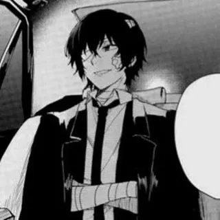 ♟ Osamu Dazai Bungou Stray Dogs Anime, Mangá, Dazai, Bungou Stray Dogs, Osamu Dazai, Bandagens telegram sticker