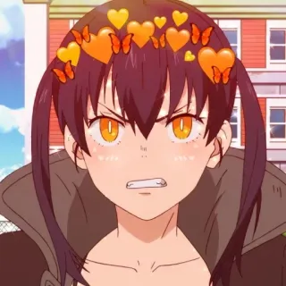 😠 Maki Oze Fire Force anime, fire force, maki oze, angry, character, cartoon telegram sticker
