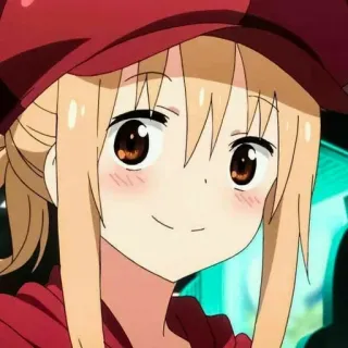 🧇 Anime, Cartone animato, Personaggio, Sorriso, Carino, Ragazza telegram sticker