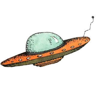 🚀 НЛО, летающая тарелка, инопланетянин, космический корабль, космос, космический корабль telegram sticker