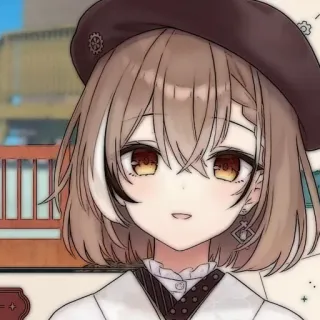 ⏳ Anime, Chica, Personaje, Ilustración, Lindo, Retrato, Dibujo animado telegram sticker