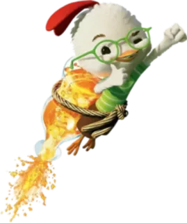 👍 Chicken Little Hühnchen, Cartoon, Film, Figur, Animiert, Rakete telegram sticker