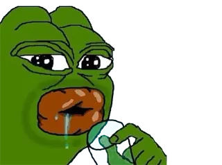 👄 Pepe the Frog Mème, Pepe, Grenouille telegram sticker