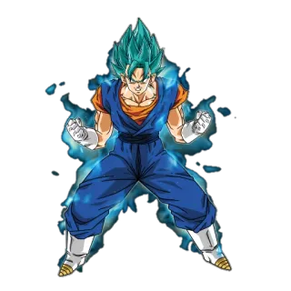 😬 Vegito Dragon Ball Anime, Dragon Ball, Vegito, Super Saiyajin, Fusão, Lutador telegram sticker