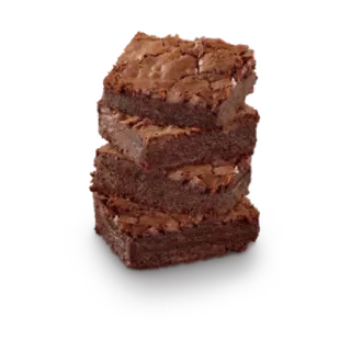 🍫 Brownie, Chocolade, Dessert, Gebak, Zoetigheid telegram sticker