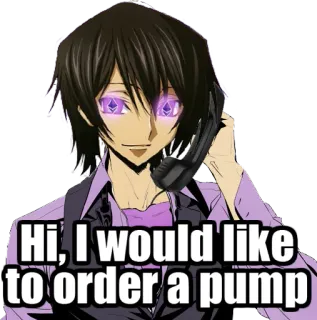 LeLouch by Horse telegram stickers