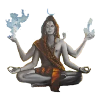 ✨ Shiva Hinduism, god, Shiva, spiritual, meditation, yoga telegram sticker