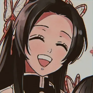 🌸 Shinobu Kocho Demon Slayer Anime, Kupu-kupu, Demon Slayer, Shinobu Kocho, Karakter whatsapp sticker