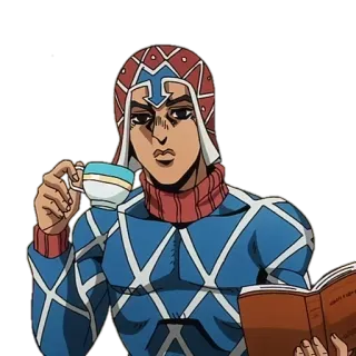 ☕️ Guido Mista JoJo's Bizarre Adventure Anime, Manga, Jojo, Charakter, Mista whatsapp sticker