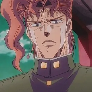 🌟 Noriaki Kakyoin JoJo's Bizarre Adventure Anime, Manga, Jojo's Bizarre Adventure, Noriaki Kakyoin, Personnage, Fanart telegram sticker