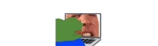 😬 Pepe the Frog meme, internet, funny, pepe whatsapp sticker