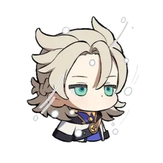 🦪 Albedo Genshin Impact Anime, Spiel, Chibi, Genshin Impact, Albedo telegram sticker