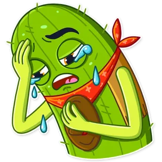Cowboy Cactus telegram stickers