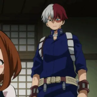🥢 Shoto Todoroki My Hero Academia Anime, My Hero Academia, Shoto Todoroki, Postać, Manga telegram sticker